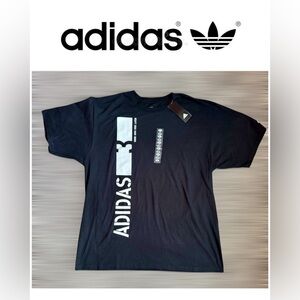 🆕 Adidas Men's Black The Go-To Tee. NWT. Size XL
